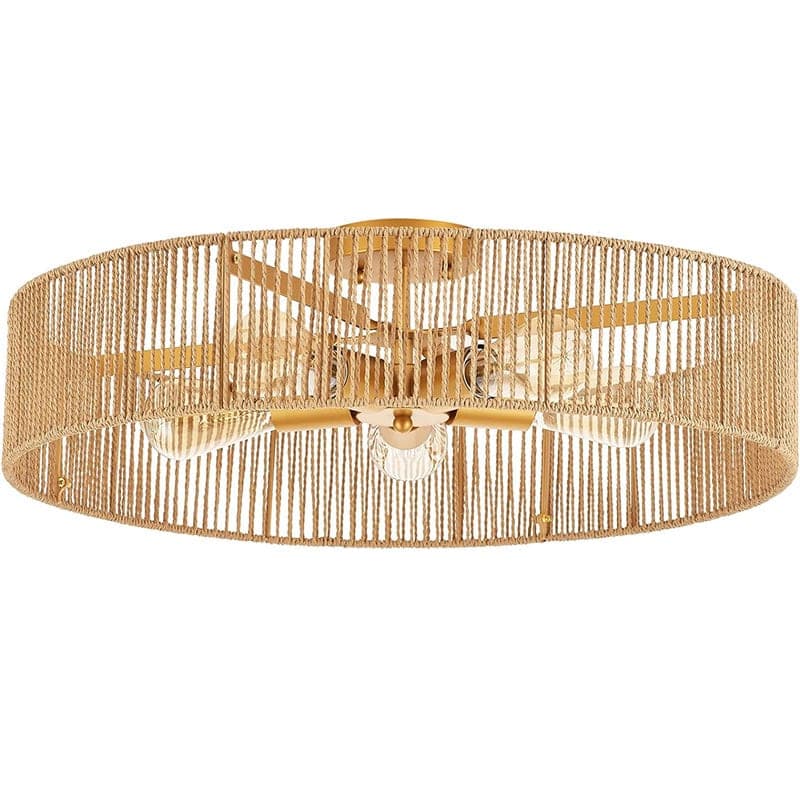 Natural Rattan Ceiling Light