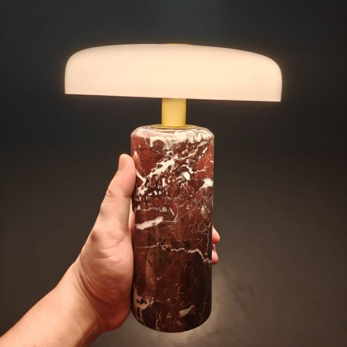 Rechargeable Marble Table Lamp